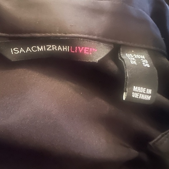 Marca: Isaacmizrahilive, blusa plus, color negro, talla26W - Picture 9 of 12